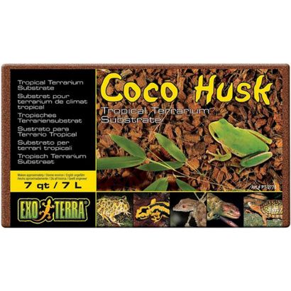 Buy Exo Terra Coco Husk Brick Tropical Terrarium Reptile Substrate