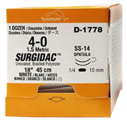 Buy Medtronic Surgidac Premium Spatula Suture with SS-24 Needle