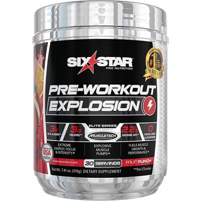 Buy MuscleTech Six Star PreWorkout Explosion Dietary Supplement