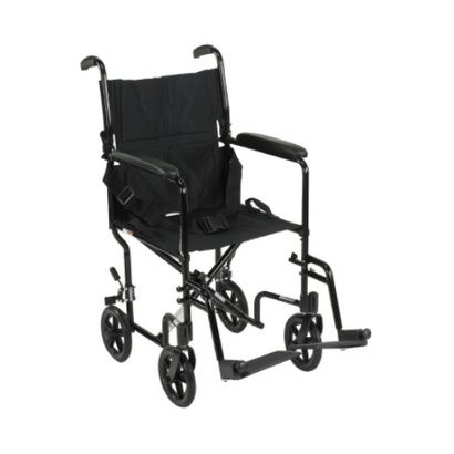 Buy McKesson Aluminum Frame Lightweight Transport Chair with Padded Arms
