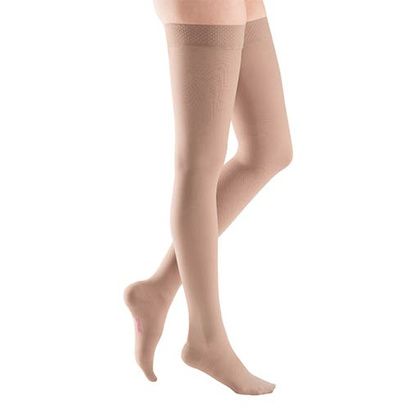 Buy Medi USA Mediven Comfort Thigh High 20-30 mmHg Compression Stockings w/ Beaded Silicone Top Band Open Toe