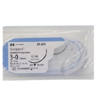Buy Medtronic Surgipro II Reverse Cutting Monofilament Polypropylene Sutures with C-16 Needle