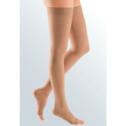 Buy Medi USA Mediven Plus Thigh High 30-40 mmHg Compression Stockings w/ Silicone Top Band Open Toe