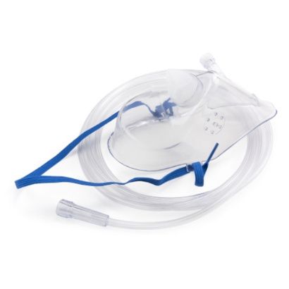 Buy McKesson Oxygen Mask Elongated Style with Adjustable Head Strap