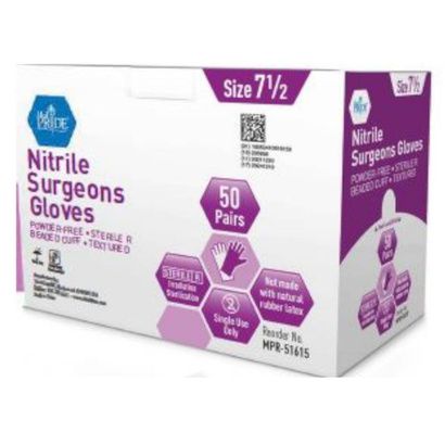 Buy MedPride Nitrile Surgeon Gloves