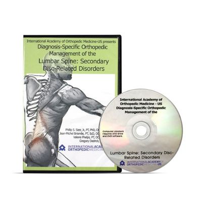 Buy OPTP IAOM Lumbar Spine Secondary Disc DVD