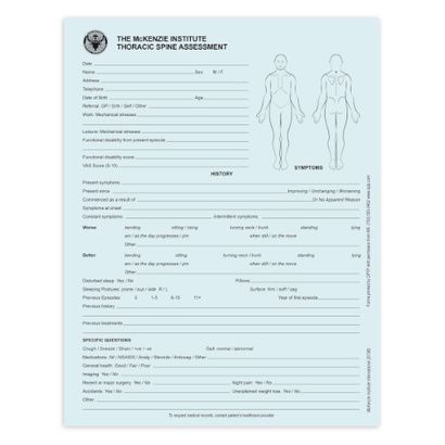 Buy OPTP Thoracic Spine Assessment Forms
