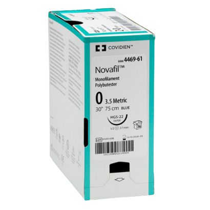 Buy Medtronic Novafil Premium Spatula Monofilament Polybutester Sutures With Needle SS-1