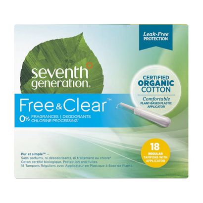 Buy Seventh Generation Organic Cotton Regular Tampons With Applicator