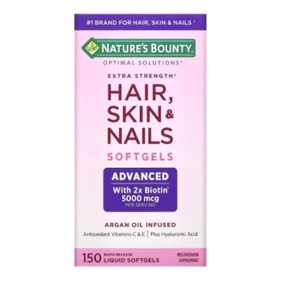 Buy Nature's Bounty Extra Strength Hair, Skin & Nails Softgels