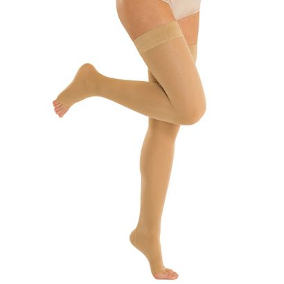 Buy Solidea Classic Compression Open Toe Thigh-High Stockings
