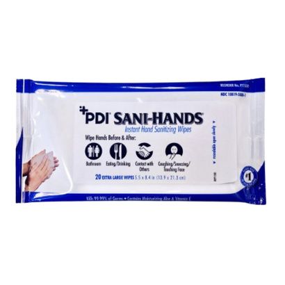 Buy Sani Hands Instant Ethyl Alcohol Sanitizing Wipes