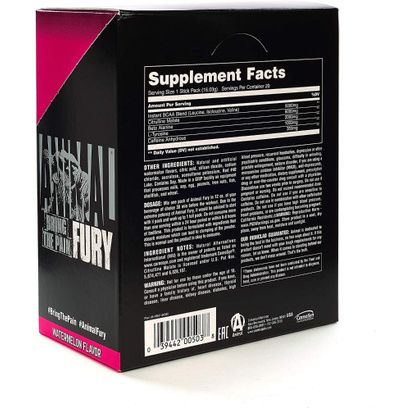 Buy Universal Nutrition Animal Fury Stick Pack Box