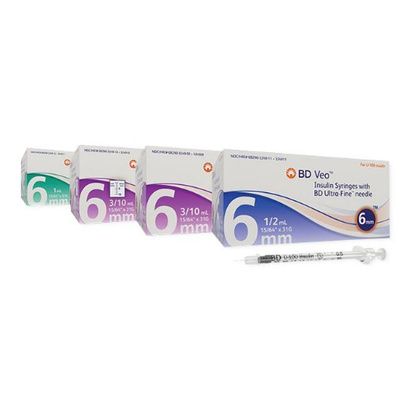 Buy Becton Dickinson Insulin Syringe with Ultra-Fine Short Needle