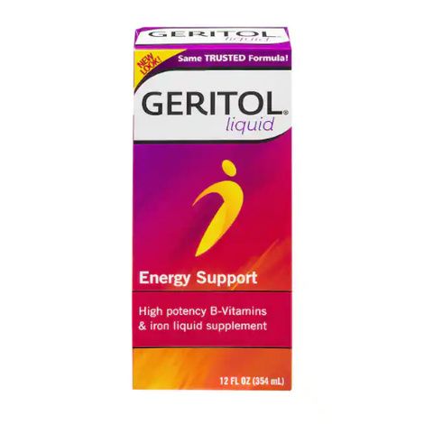 Geritol Liquid Energy Multivitamin Supplement