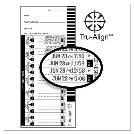 Lathem Time Time Cards