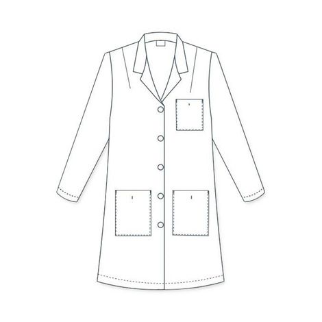 Encompass Women Princess-Style Lab Coats