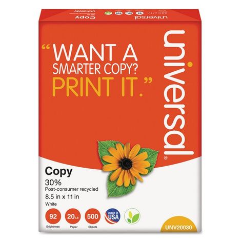 Universal 30% Recycled Copy Paper