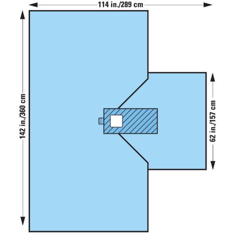 O&M Halyard Orthopedic Hand Drape