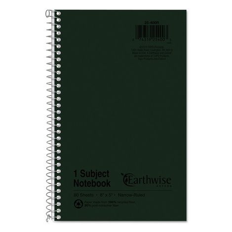 Oxford Earthwise by Oxford 100% Recycled One-Subject Notebook