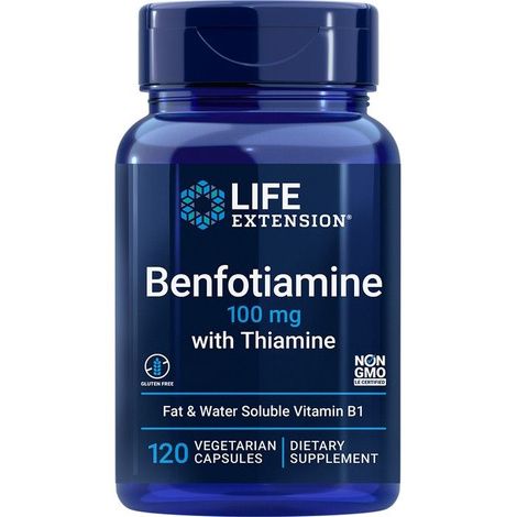 Life Extension Benfotiamine with Thiamine Capsules