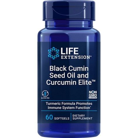 Life Extension Black Cumin Seed Oil and Curcumin Elite Softgels