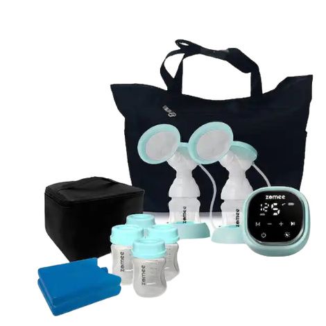 Unimom Zomee Z2 Smart Double Electric Breast Pump With Tote Kit