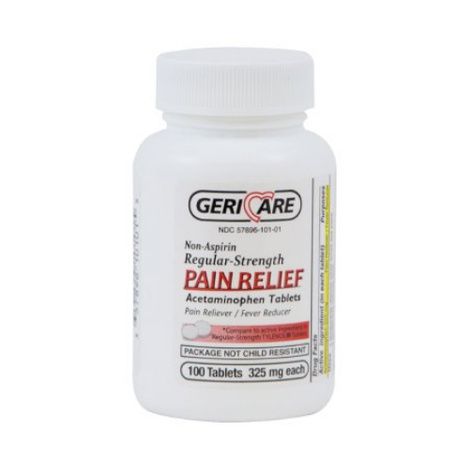 Mckesson Geri-Care Acetaminophen Regular Strength Pain Relief Tablet