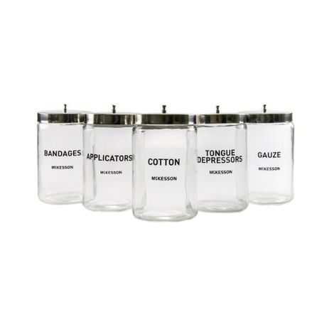 McKesson Glass Clear Sundry Jar