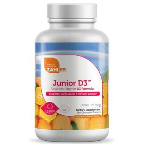 Zahler Junior D3 Chewable Vitamin