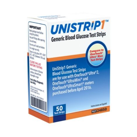 Unistrip Blood Glucose Test Strips