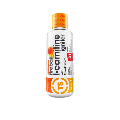 Top Secret Nutrition Fireball L-Carnitine Liquid W/Paradoxine Weight Loss Dietary Supplement