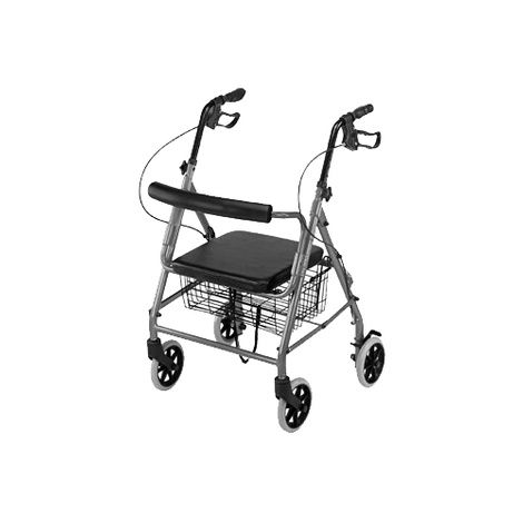 Mabis DMI Ultra Lightweight Hemi Aluminum Rollator
