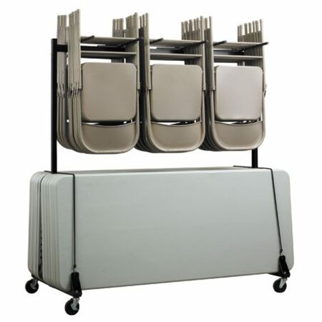 AdirOffice Chair & Table Combo Cart