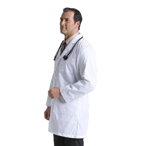 Buy Landau Mens 5-Pocket Full-Length Lab Coat #3124