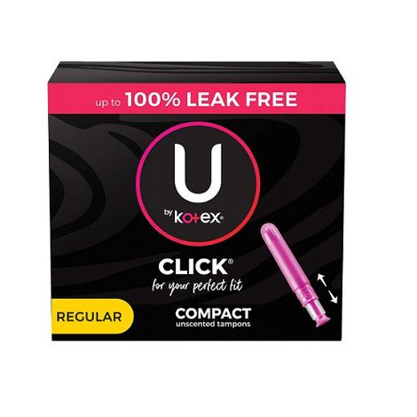 Kimberly U By Kotex Click Regular Absorbency Tampons