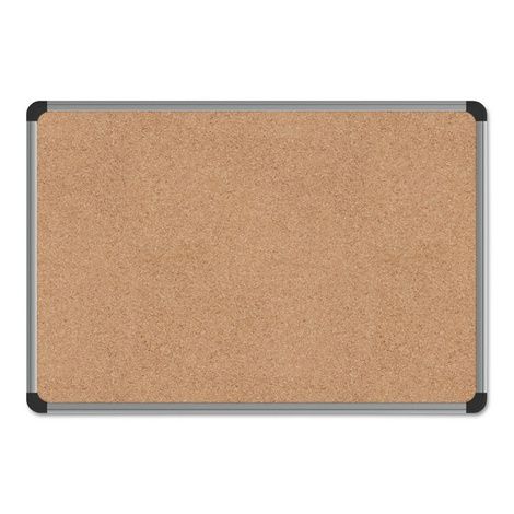 Universal Deluxe Cork Board with Aluminum Frame