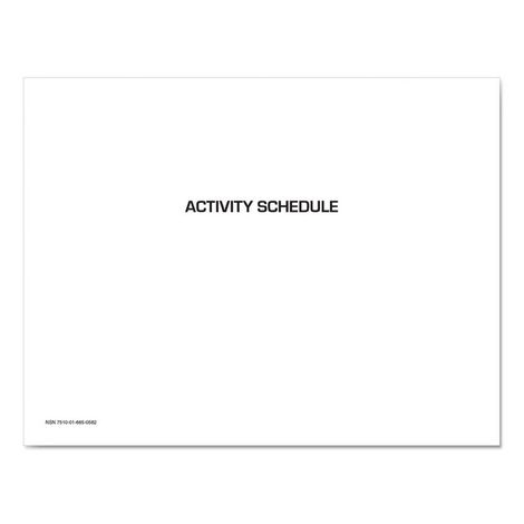 Unicor Activity Schedule