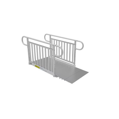 EZ-ACCESS PATHWAY 3G Solo Aluminum Modular Entryway Wheelchair Ramp