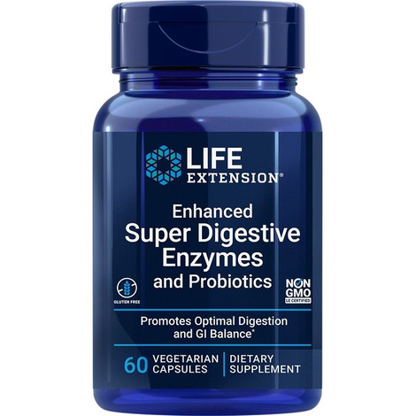 Life Extension Enhanced Super Digestive Enzymes and Probiotics Capsules