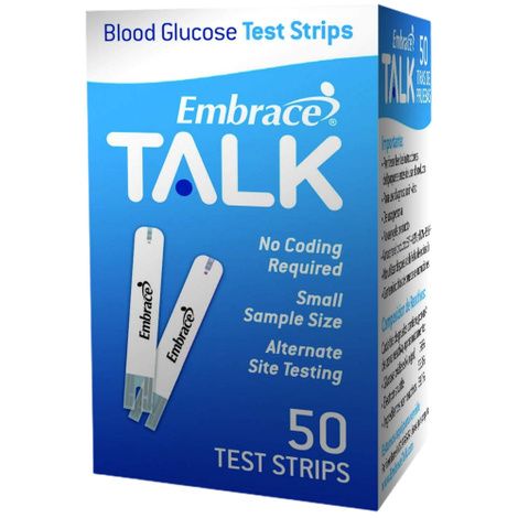 Omnis Health Embrace Blood Glucose Test Strips