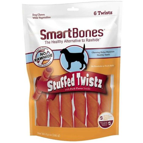 smart bones stuffed twistz