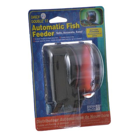 Daily double ii automatic fish clearance feeder