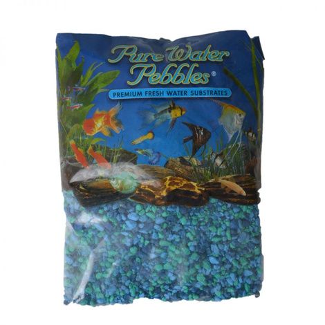 Pure Water Pebbles Aquarium Gravel - Blue Lagoon