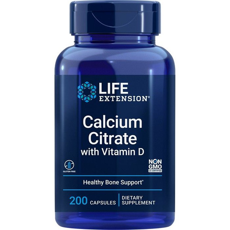 Life Extension Calcium Citrate with Vitamin D Capsules