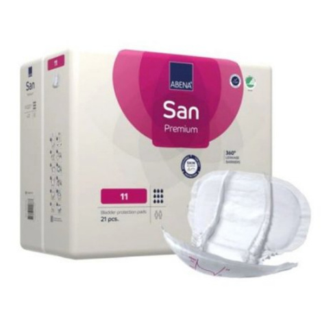 Abena Abri-San Premium Incontinence Pads - Moderate To Heavy Absorbency