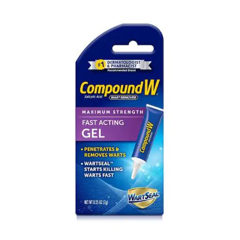 Medtech Compound W Wart Remover Fast Acting Gel,75137058507,0.25 Oz,Each