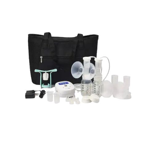 Ameda Mya Joy Double Electric Breast Pump with Tote & Accessories