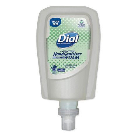 Dial Professional FIT Fragrance-Free Antimicrobial Foaming Hand Sanitizer Touch-Free Dispenser Refill