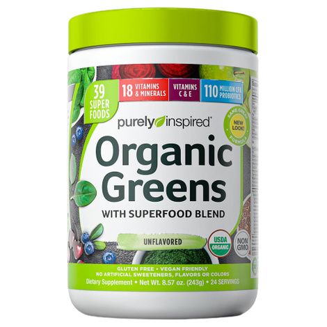 MuscleTech Purely Inspired Organic Greens Plus Superfoods & Vitamins Dietary Supplements